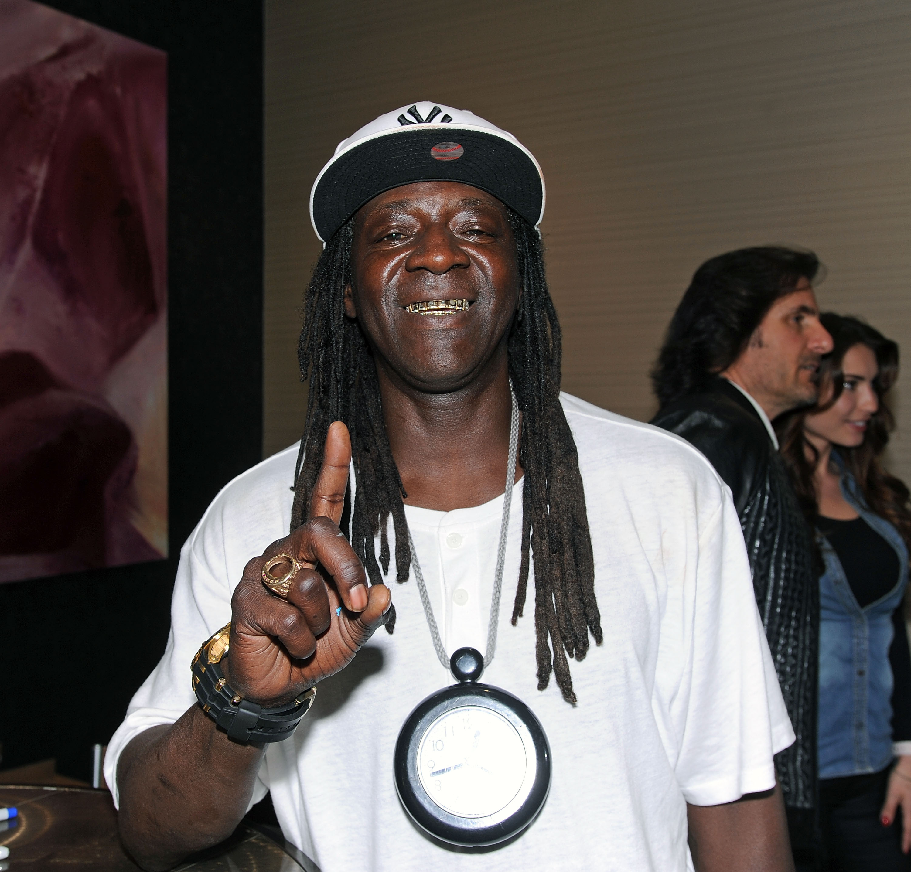 Flavor Flav at the Chiller Theatre Expo in 2017. 