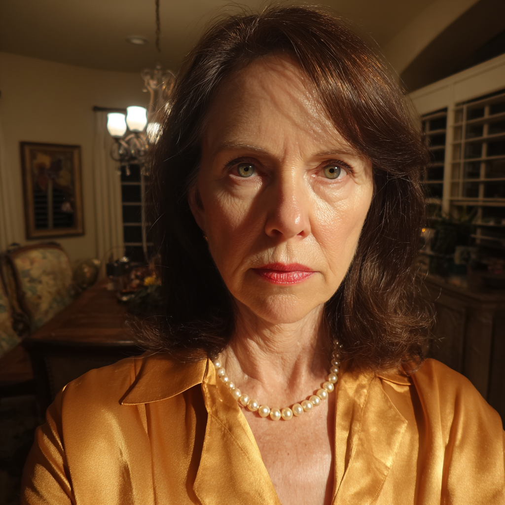 An upset older woman | Source: Midjourney