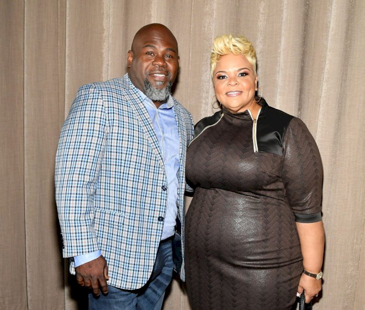 David and Tamela Mann attend TV One Upfront press junket of upcoming 4Q17 and 2018 programming slate at Current at Chelsea Piers on April 20, 2017, in New York City. | Photo: Getty Images