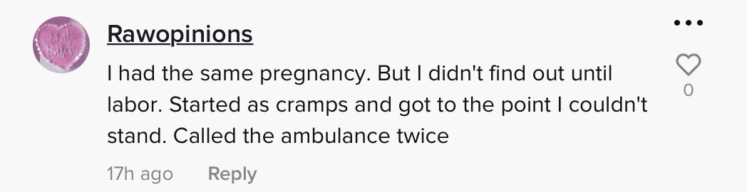 A user comments on Alexis' TikTok video about her cryptic pregnancy. | Photo: tiktok.com/@alexis.queen18