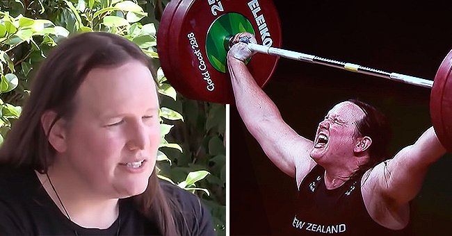 Transgender athlete Laurel Hubbard during a weightlifting competition | Photo: Youtube.com/CBS This Morning