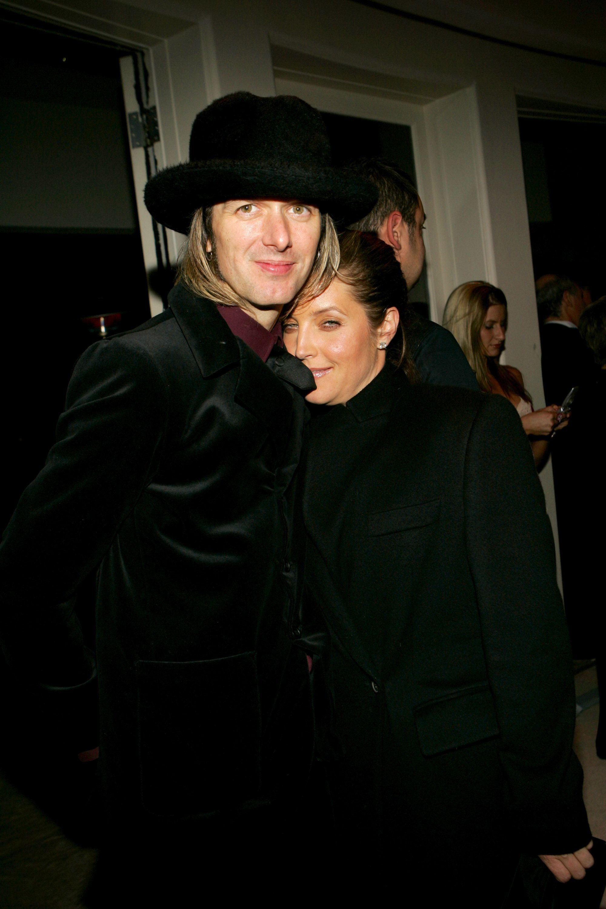 Michael Lockwood and Lisa Marie Presley at a U2 Post-Grammy Party on February 13, 2005 | Photo: KMazur/WireImage/Getty Images