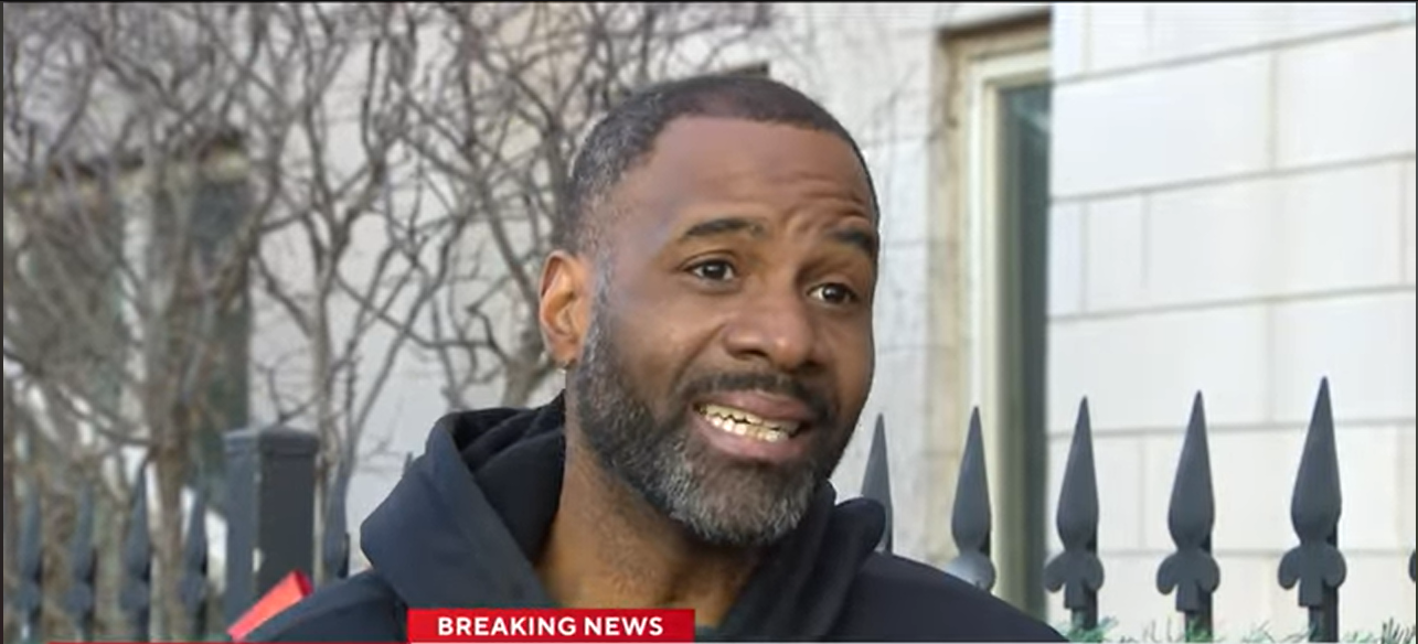Antwon Brown speaks to the media, from a video dated January 8, 2026 | Source: YouTube/@CBSChicago