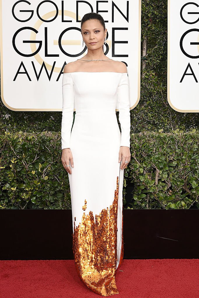 Thandie Newton attends the 74th Annual Golden Globe Awards - Arrivals at The Beverly Hilton Hotel on January 8, 2017 | Photo: Getty Images