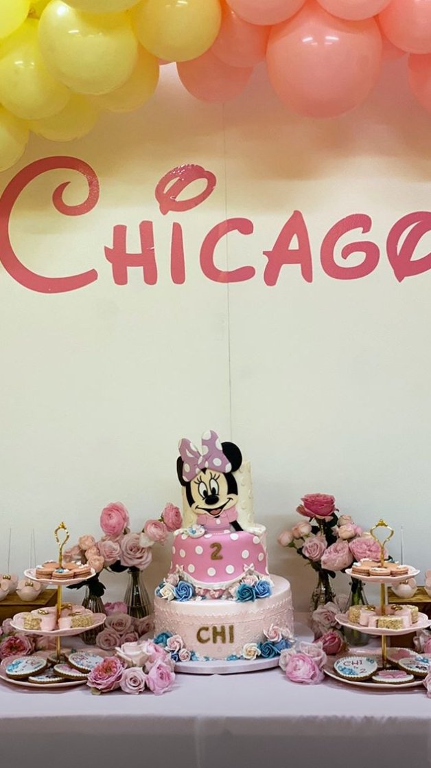 Chicago's 2nd birthday cake decor | Photo: Instagram/ Kylie Jenner