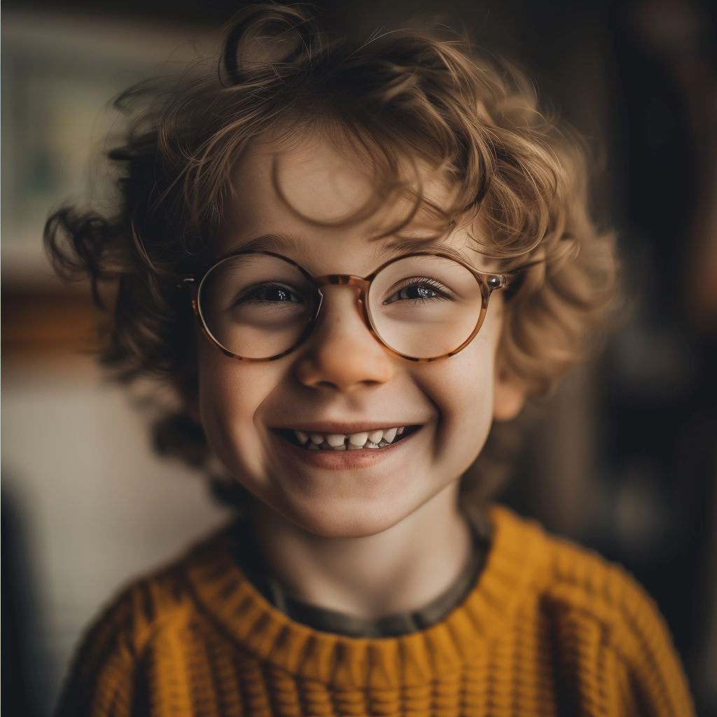 A smiling little boy | Source: Midjourney