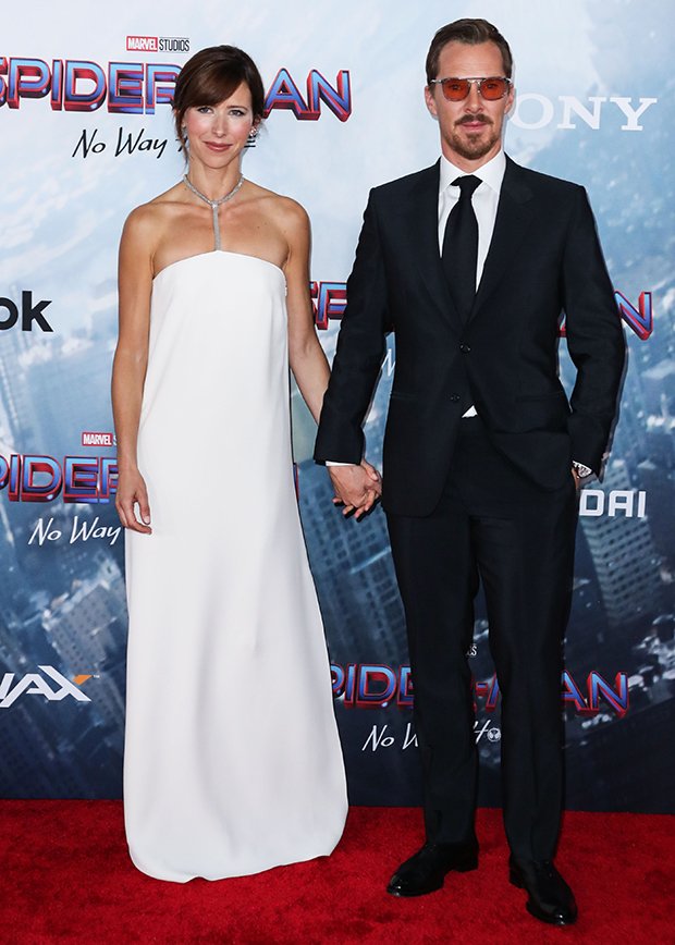 Benedict Cumberbatch and wife Sophie Hunter attend Sony Pictures' "Spider-Man: No Way Home" Los Angeles Premiere held at The Regency Village Theatre on December 13, 2021 in Los Angeles, California. | Photo: Getty Images