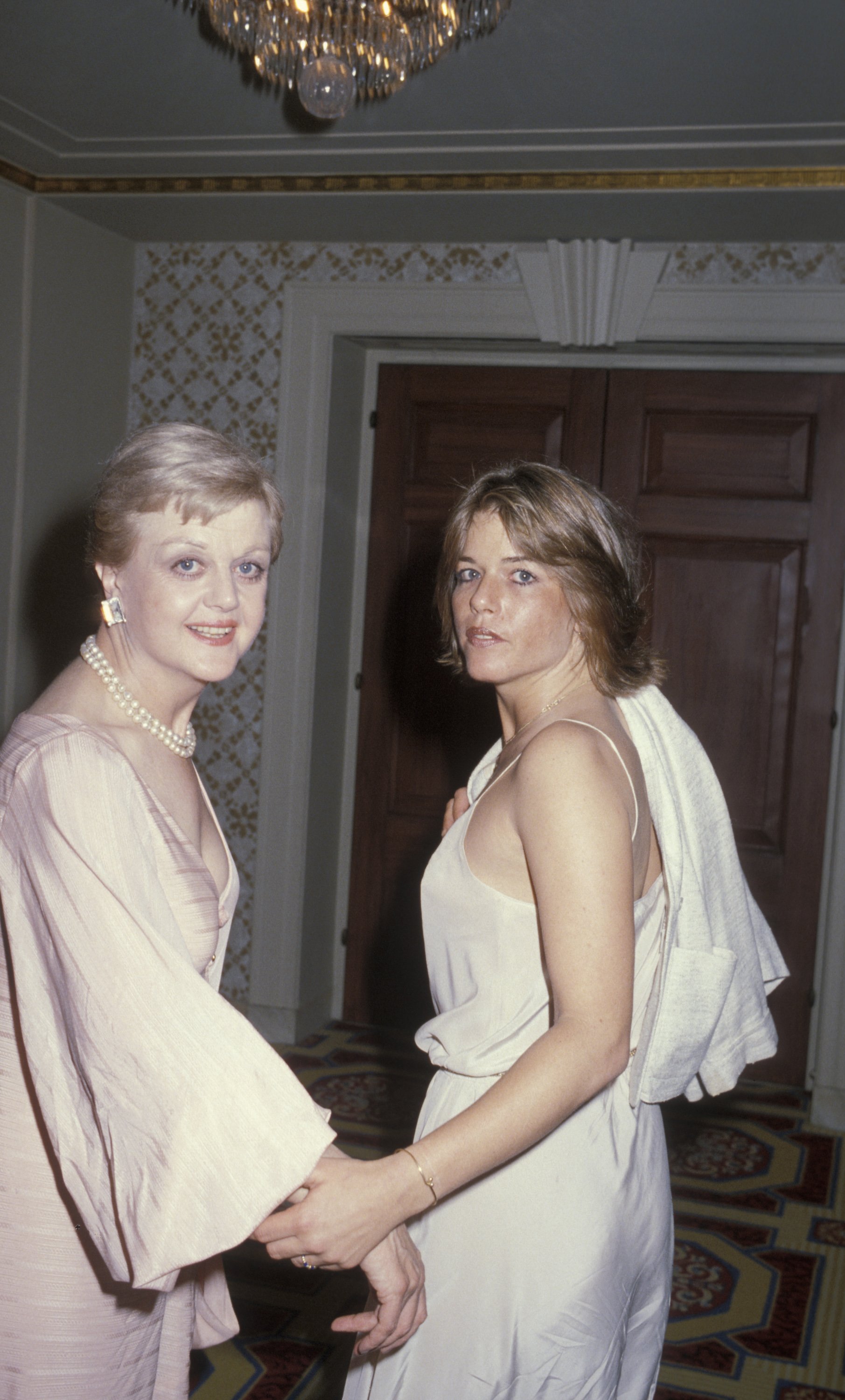 Angela Lansbury and Deidre Shaw during the Tony Awards Party at The Waldorf Astoria Hotel in New York City, New York, on June 3, 1979 | Source: Getty Images