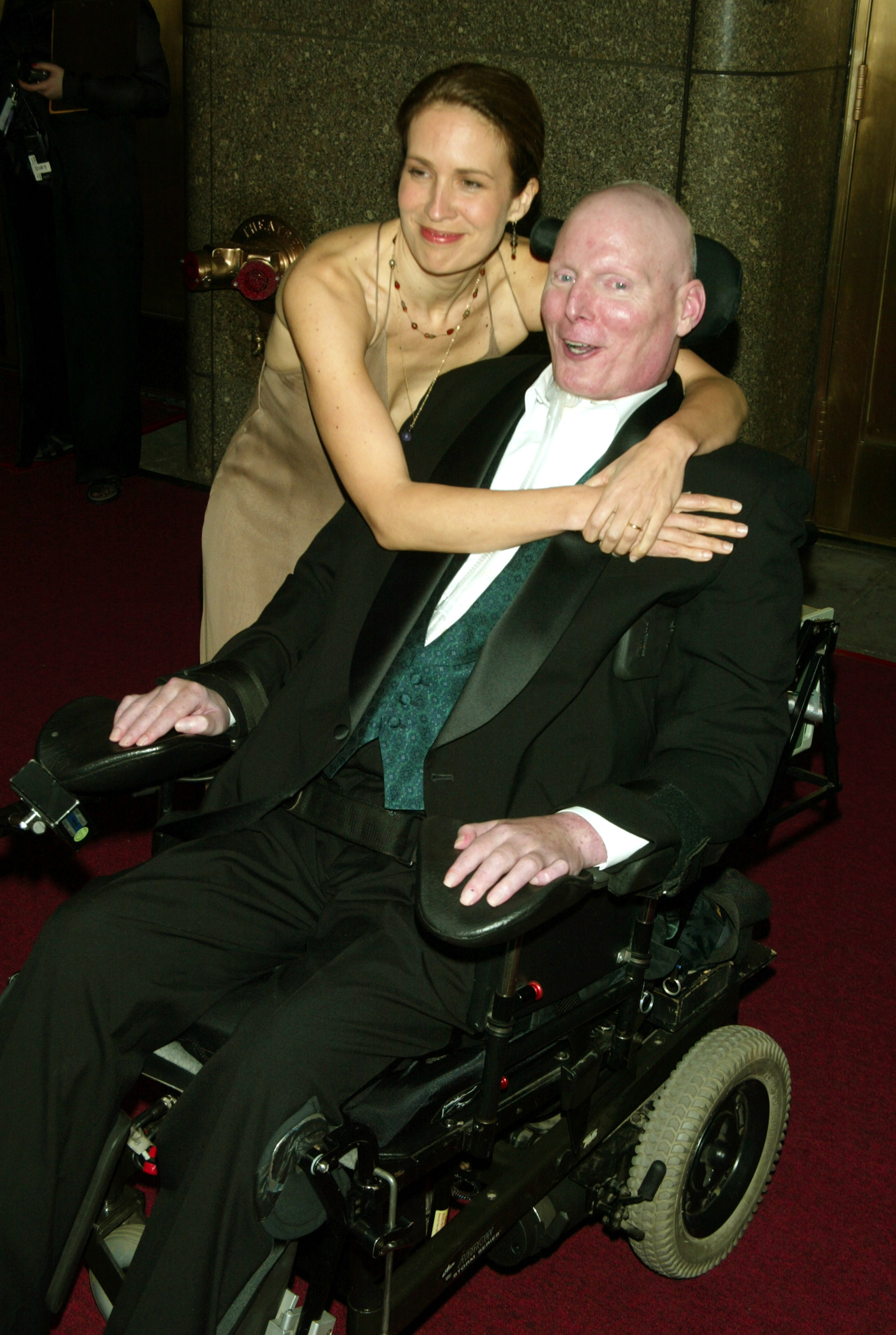 Dana Reeve and Christopher Reeve during 2003 Tony Awards at Radio City Music Hall in New York City, New York | Source: Getty Images