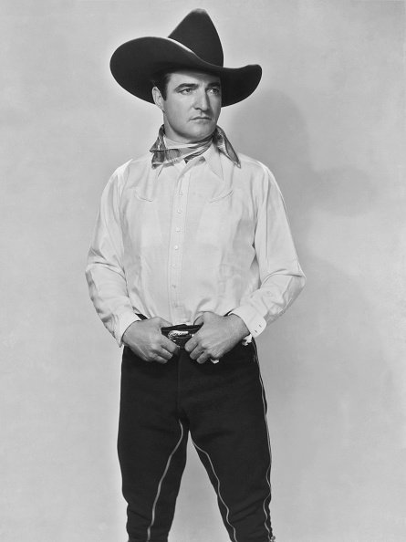 Publicity still of actor Tom Mix  for the 1932 film "The Fourth Horseman." | Photo: Getty Images