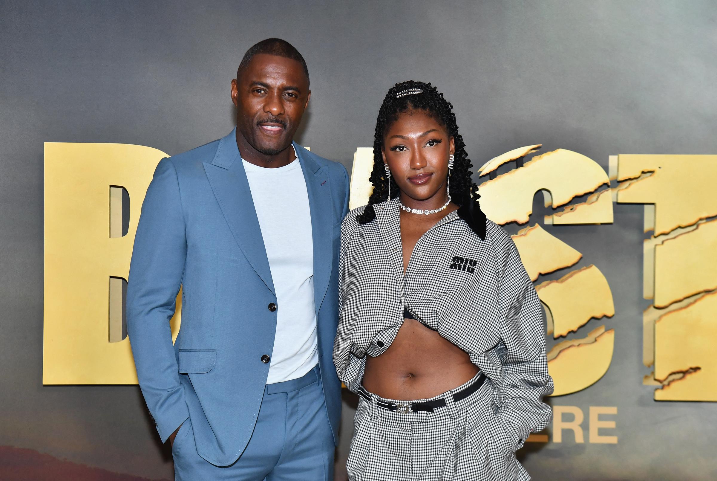 Idris Elba and Isan Elba attend the "Beast" world premiere at Museum of Modern Art in New York City on August 8, 2022. | Source: Getty Images