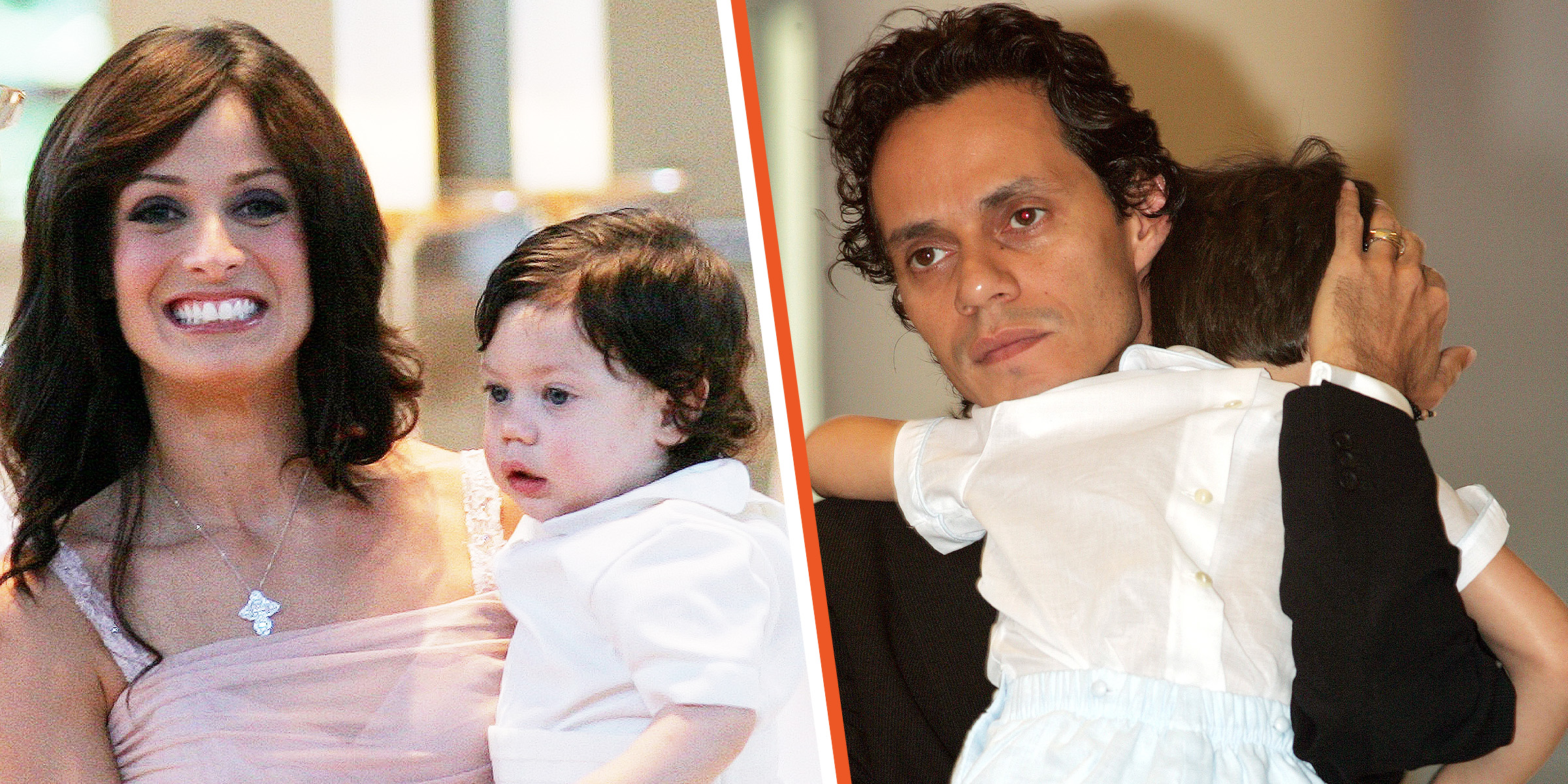 Dayanara Torres with her son | Marc Anthony with his son | Source: Getty Images