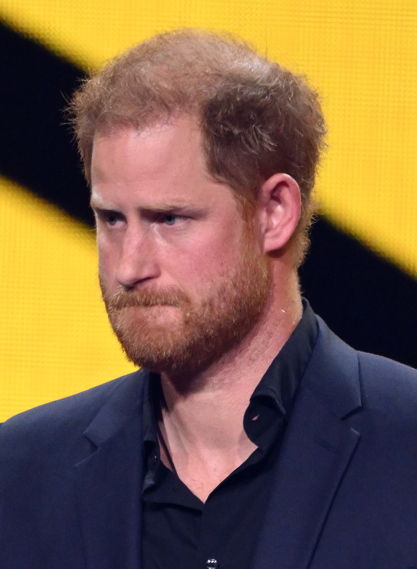Prince Harry at the closing ceremony of the Invictus Games in Düsseldorf, Germany on September 16, 2023 | Source: Getty Images