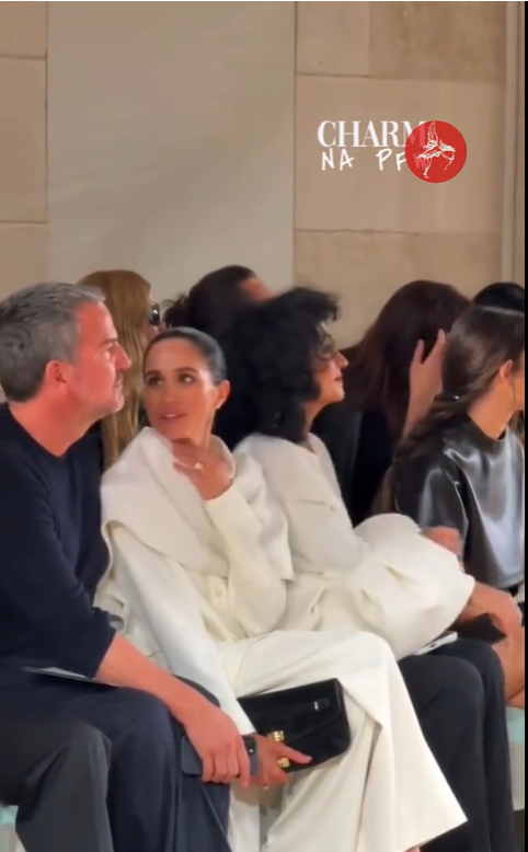 Meghan Markle turns to the person seated beside her, from a video post dated October 7, 2025 | Source: TikTok/TheStandard