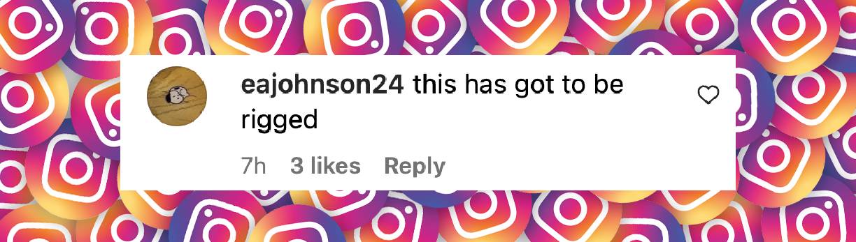 A netizen's reaction to Travis Kelce's win, posted on January 8, 2025 | Source: Instagram.com/nfl