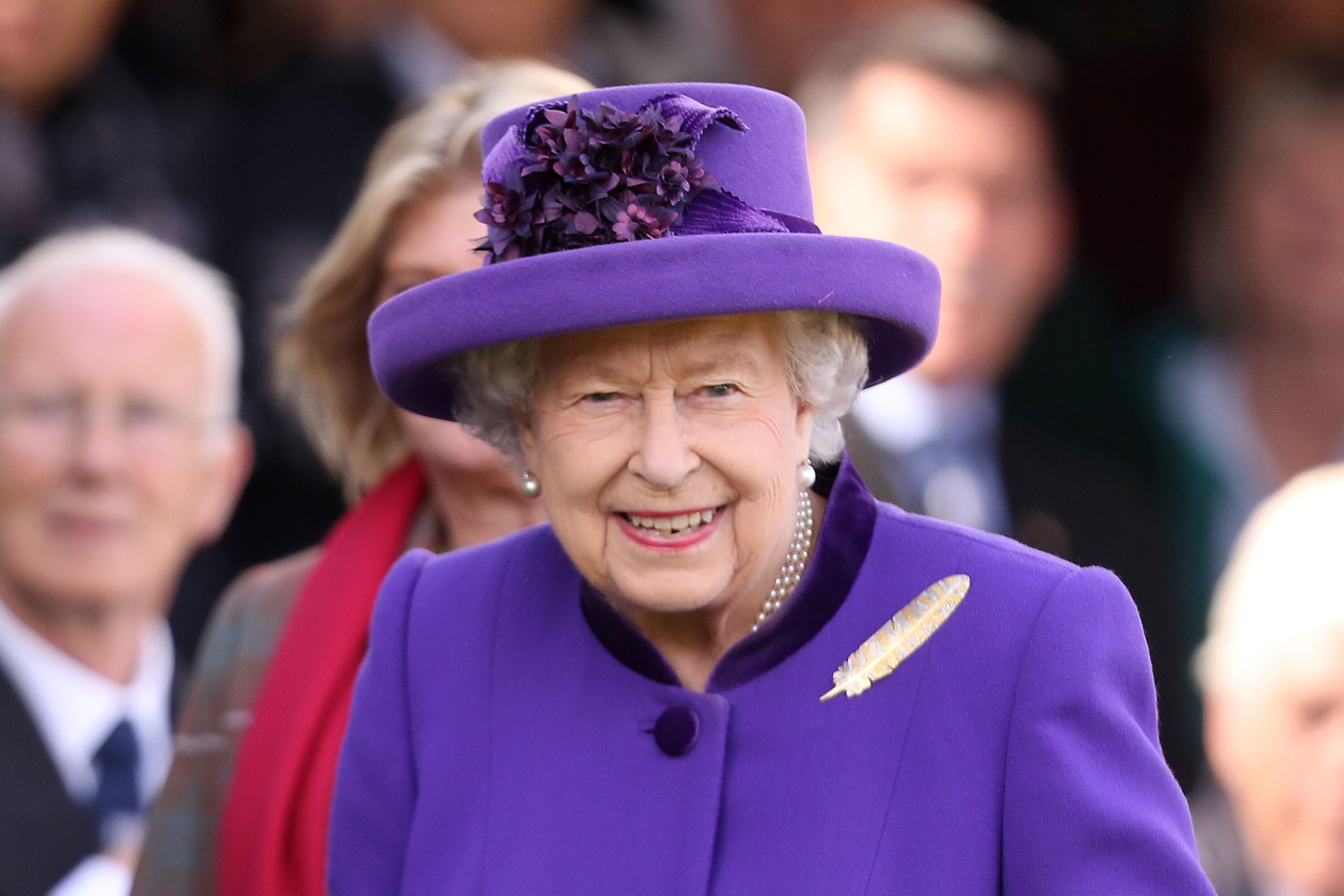 Queen Elizabeth II at the Braemar Highland Games. | Source: Getty Images