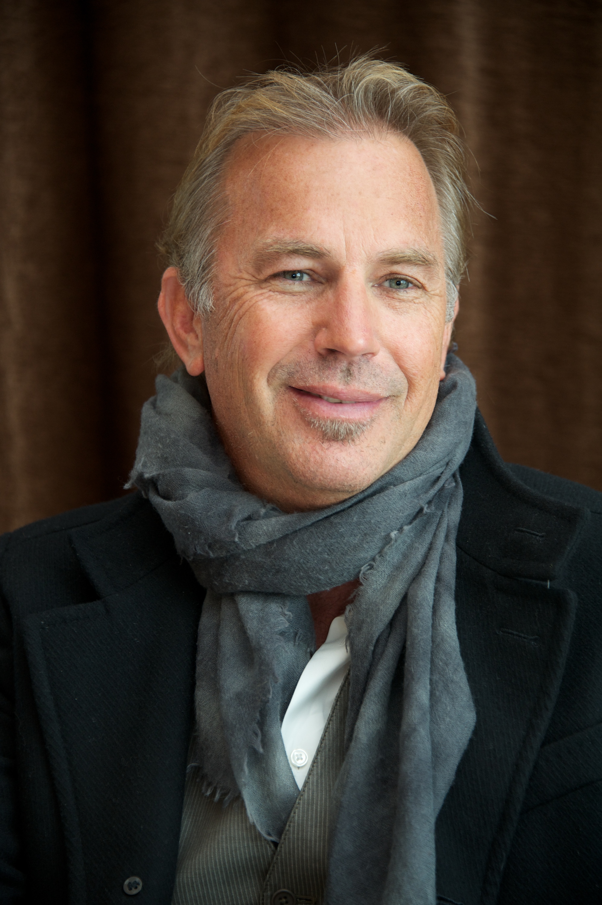 Kevin Costner at the "Jack Ryan: Shadow Recruit" press conference on January 9, 2014 | Source: Getty images