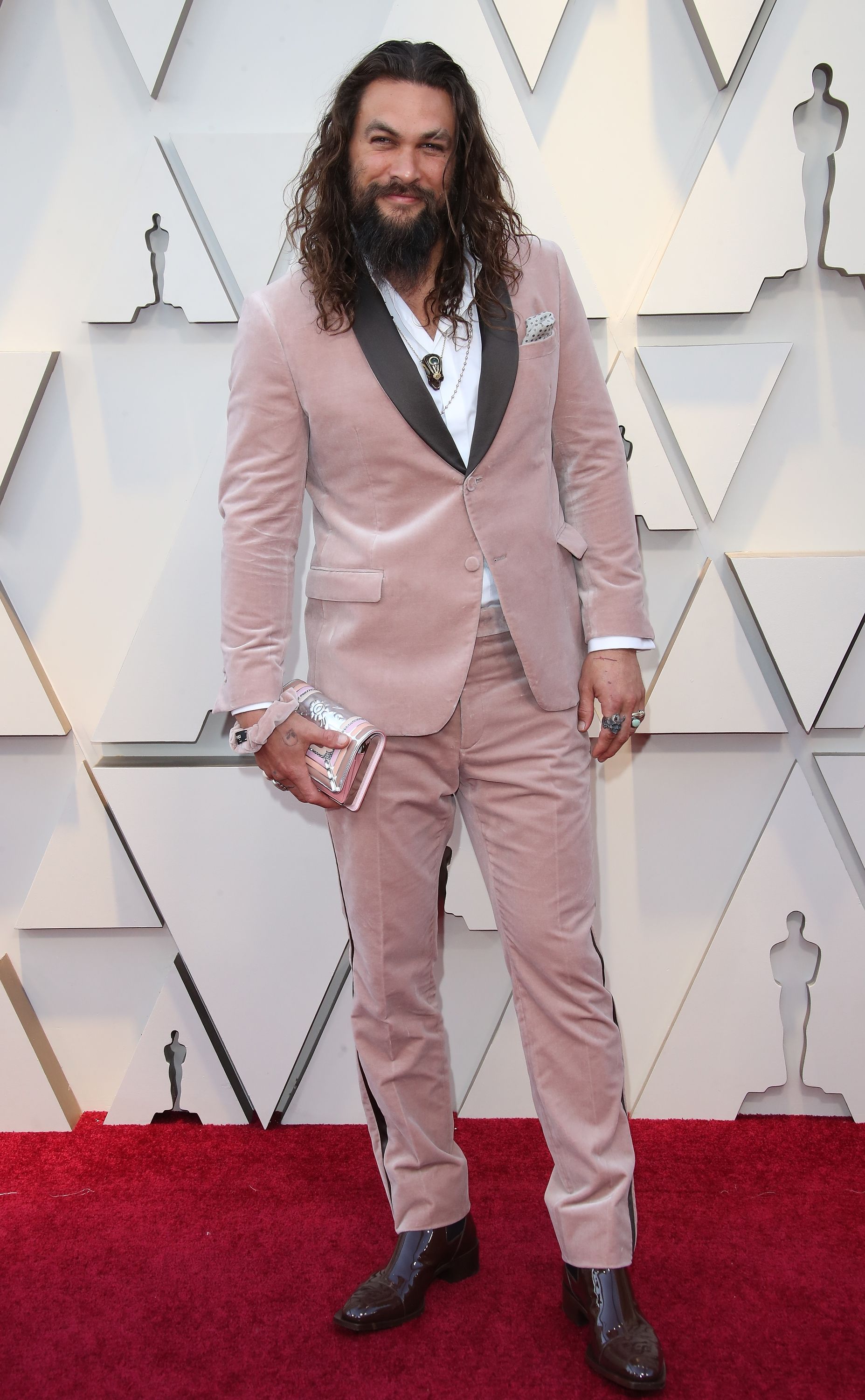 Jason Momoa during the 91st Annual Academy Awards at Hollywood and Highland on February 24, 2019, in Hollywood, California. | Source: Getty Images