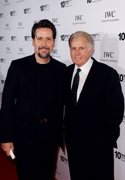 Ramon Estevez and Martin Sheen attend the IWC Schaffhausen For The Love Of Cinema IWC Filmmakers Award 2013 at One And Only Royal Mirage on December 7, 2013, in Dubai, United Arab Emirates. | Source: Getty Images.