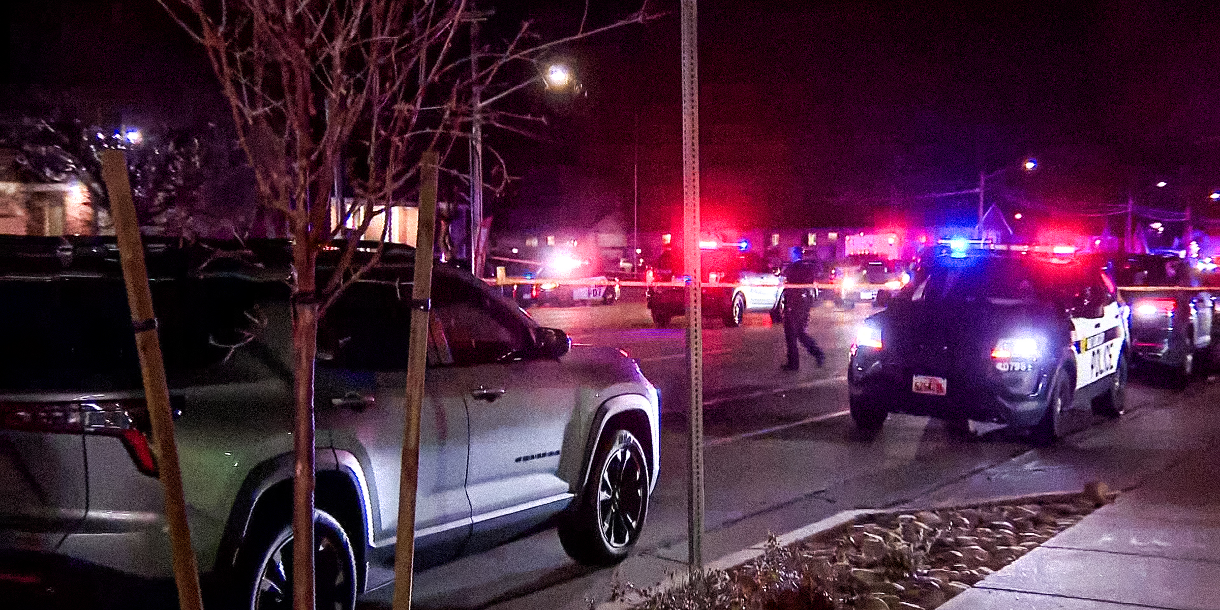Police presence outside the church where the shooting occurred. | Source: Facebook/ksltv