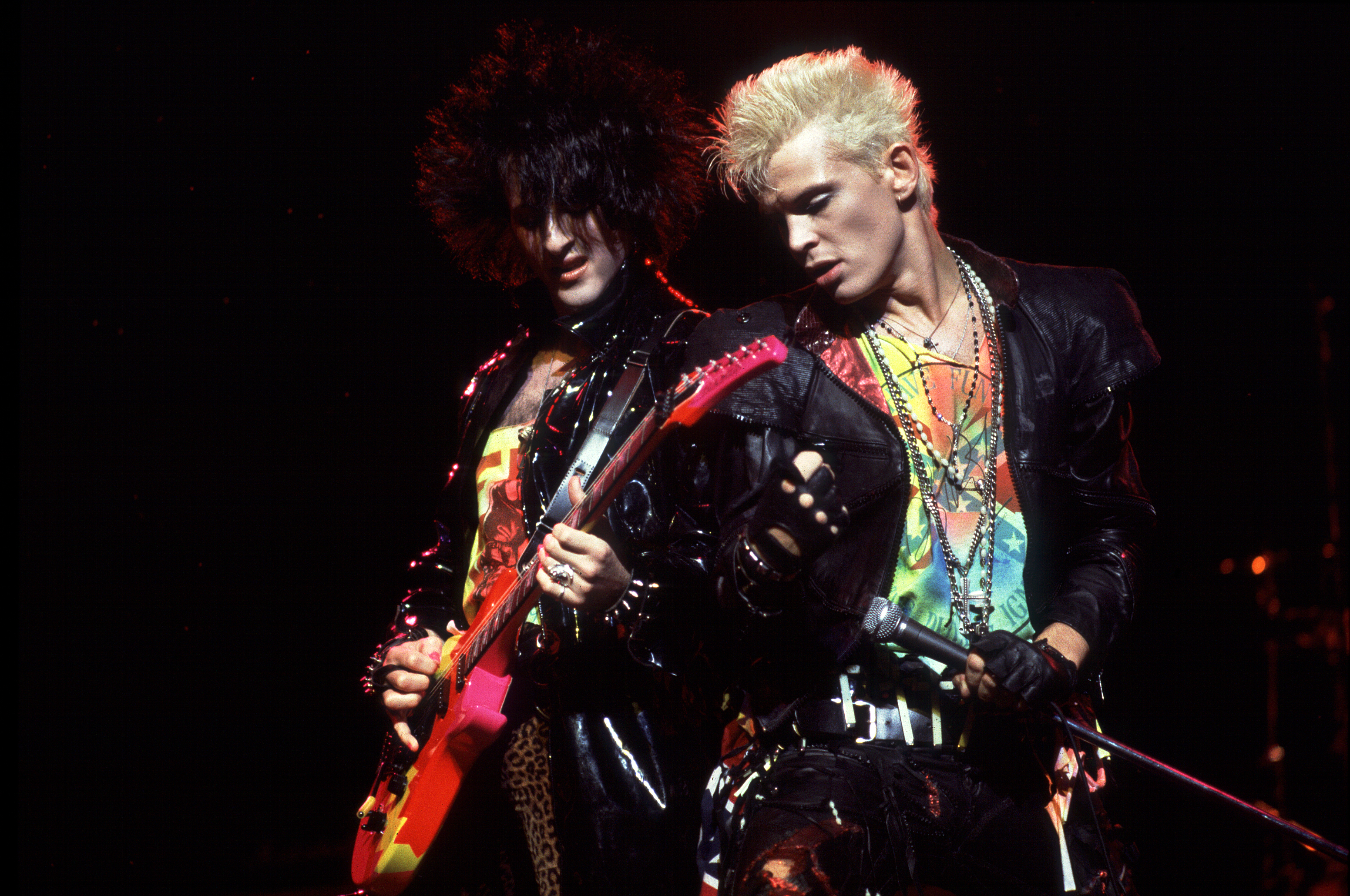 Billy Idol performing in Illinois, in 1984. | Source: Getty Images