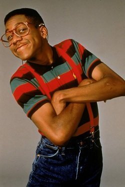 Jallel White as Steve Urkel in the 90s hit sitcom "Family Matters"/ Source: Wikimedia