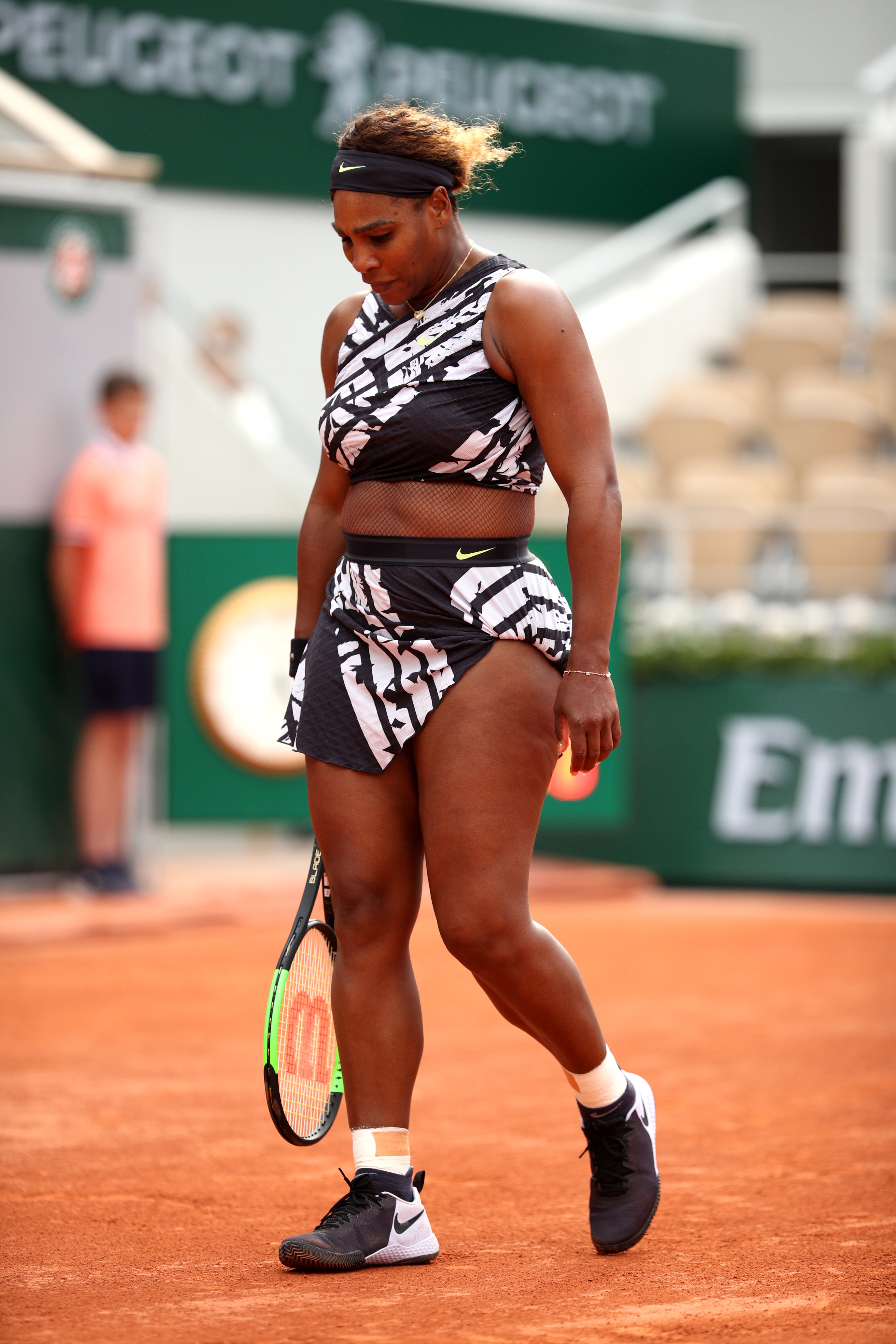 Serena Williams at the 2019 French Open at Roland Garros on May 27, 2019 in Paris, France. |Photo: Getty Images