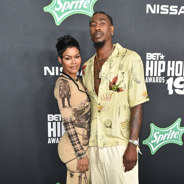 Teyana Taylor and Iman Shumpert arrive to the 2019 BET Hip Hop Awards on October 05, 2019 in Atlanta, Georgia. | Photo:Getty Images