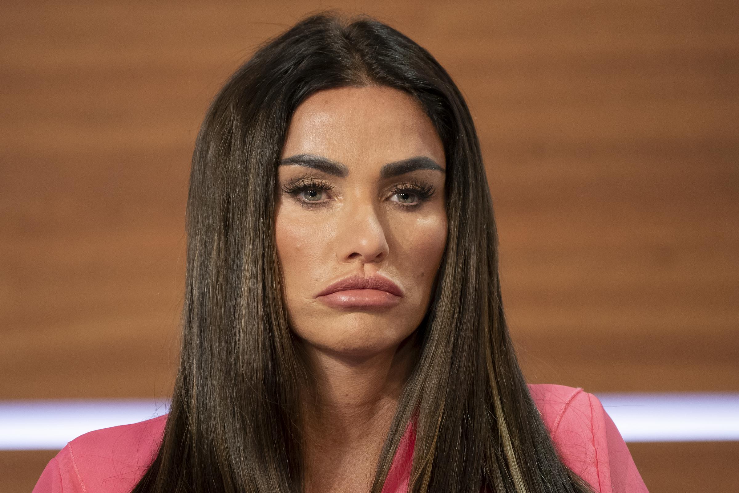 Katie Price during her appearance on "Jeremy Vine on 5" on March 24, 2023. | Source: Getty Images