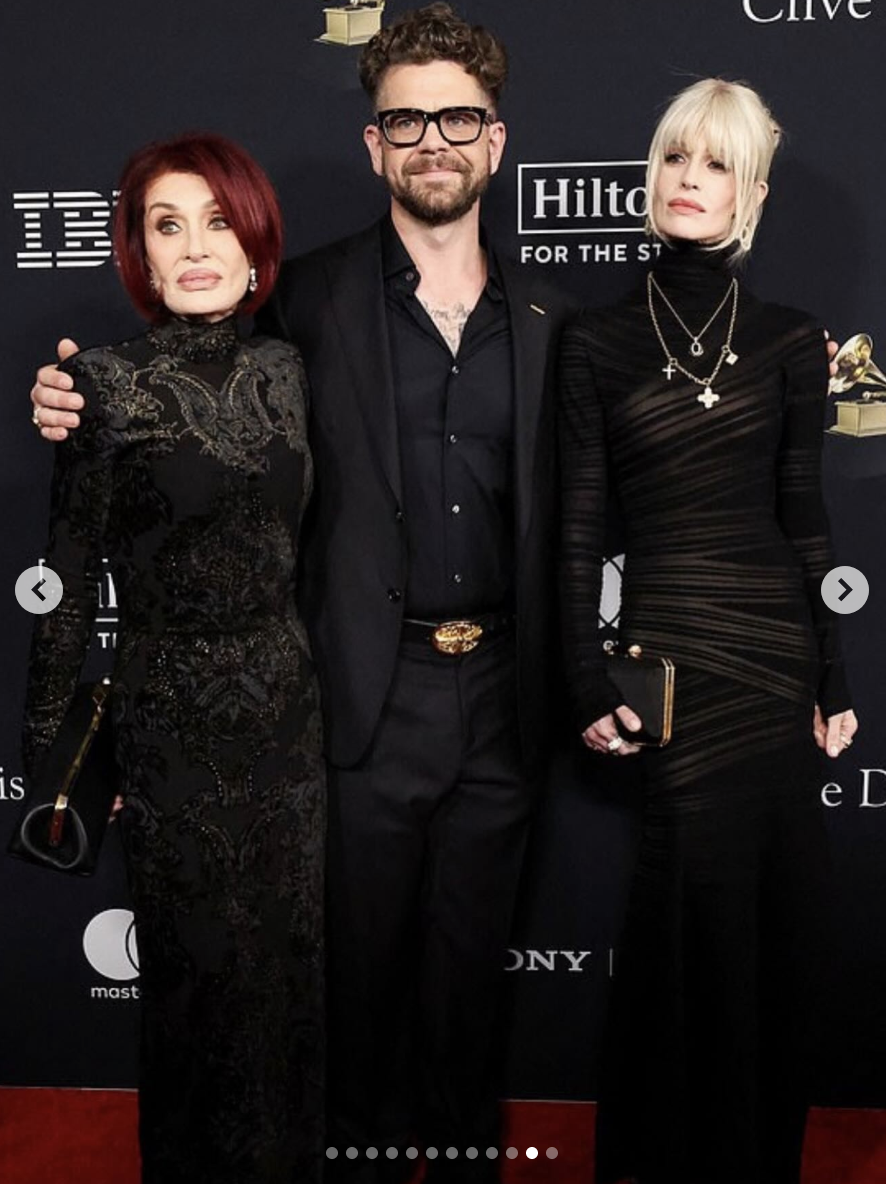 Sharon, Jack, and Kelly Osbourne are seen together, dated February 1, 2026 | Source: Instagram/kellyosbourne