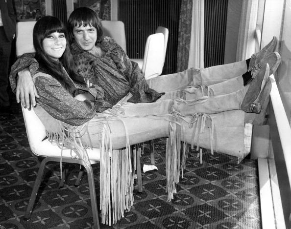 Cher and Sonny Bono at the Hilton Hotel in London in 1965 | Photo: Getty Images
