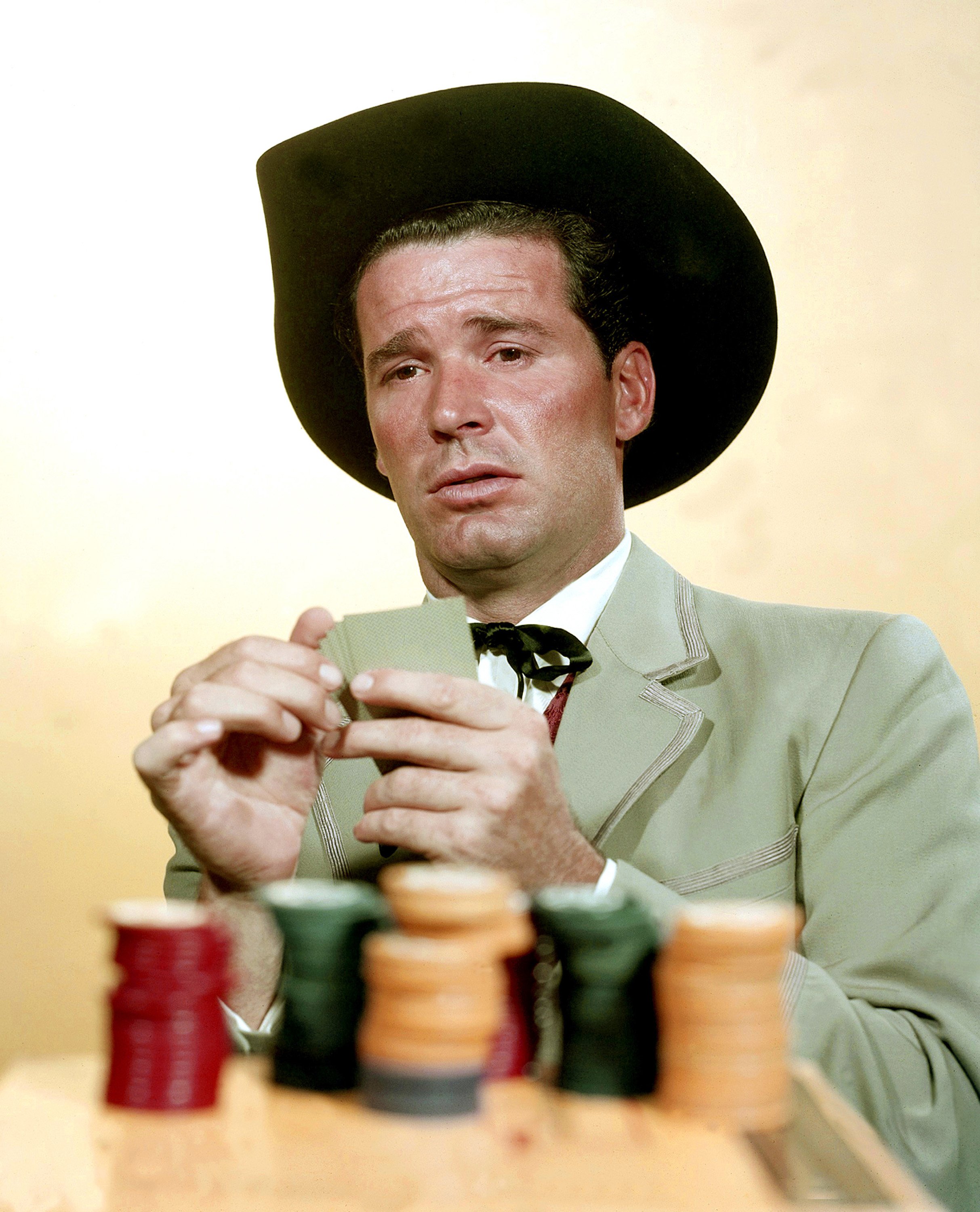 James Garner stars as Bret Maverick, an adventurous, charming, poker-playing gambler who roams the Old West, 1959. | Source: Getty Images