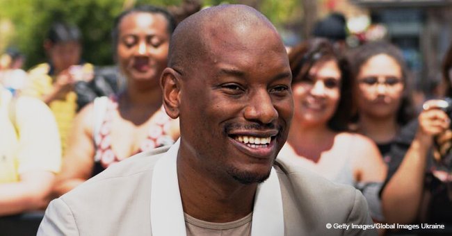 Tyrese steals hearts with adorable video of newborn daughter in light purple onesie