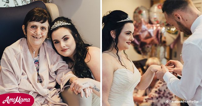 Cancer-stricken mom is given her sweet wish to see daughter tie the knot