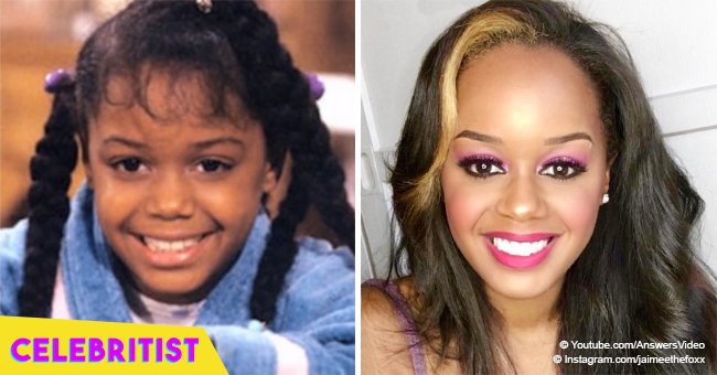 Remember Judy Winslow from 'Family Matters'? She's 38 now & sizzles in revealing, black outfit