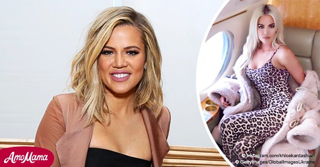 Khloé Kardashian flaunts her post-baby figure in a leopard catsuit amid rumors of a second child