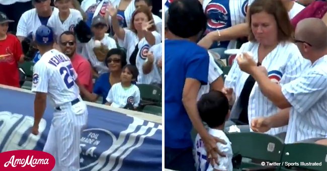 People furious after grown man 'steals' ball from kid during baseball game
