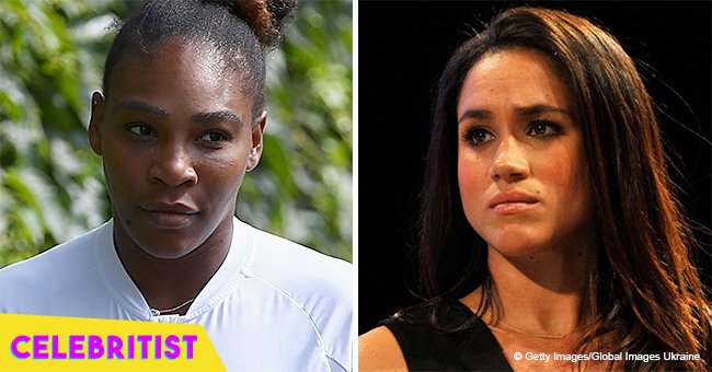 Meghan Markle gets emotional during Serena Williams’ speech after her Wimbledon loss