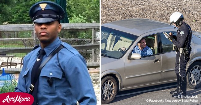 Police officer pulls over ex-cop who delivered him 27 years ago