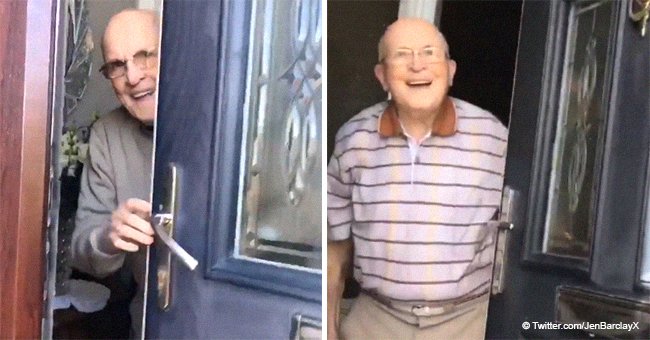 Video of student recording her grandpa's touching reaction each time she visited him is pure gold