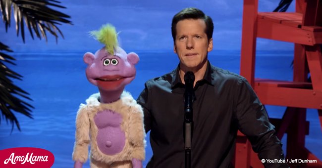 Peanut is shaking because of his caffeine high and Jeff Dunham couldn't handle him