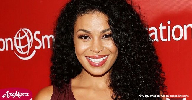 Pregnant Jordin Sparks showcases her natural beauty as she steps out with a make-up free face