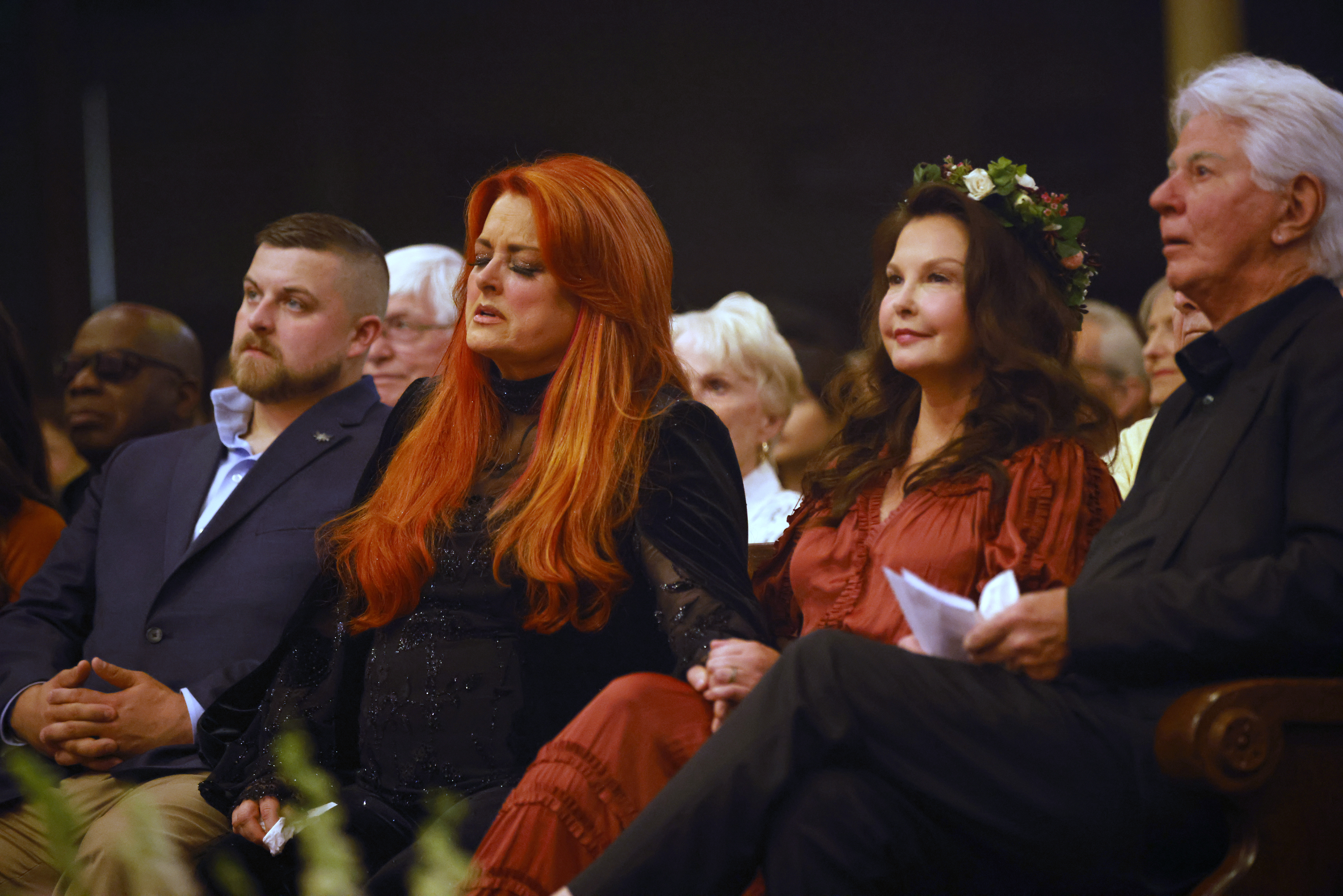 Wynonna Judd, Ashley Judd, and Larry Strickland in Nashville, Tennessee on May 15, 2022 | Source: Getty Images