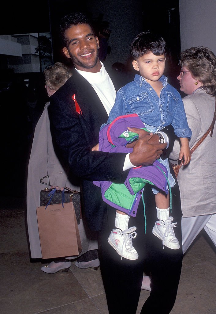 Actor Kristoff St. John and son Julian attend the Ninth Annual Soap Opera Digest Awards on February 26, 1993. | Photo: Getty Images