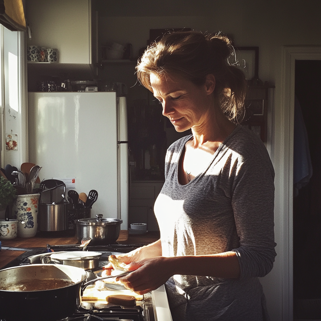 A woman in the kitchen | Source: Midjourney