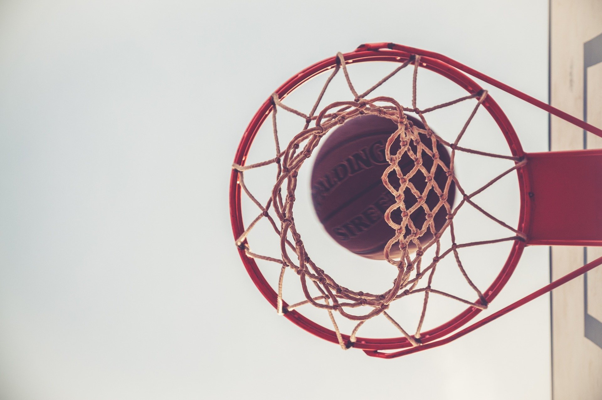 Pictured - A basketball ball and a hoop | Source: Pixabay