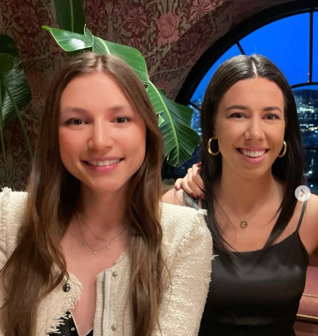 Cecilia Becker maintained an unverified personal social media profile, which she used to share milestones and stay connected with friends. In this photo, she and Josephine Becker posed together to celebrate her sister's birthday on September 14, 2022. | Source: Instagram/ceciliasloane