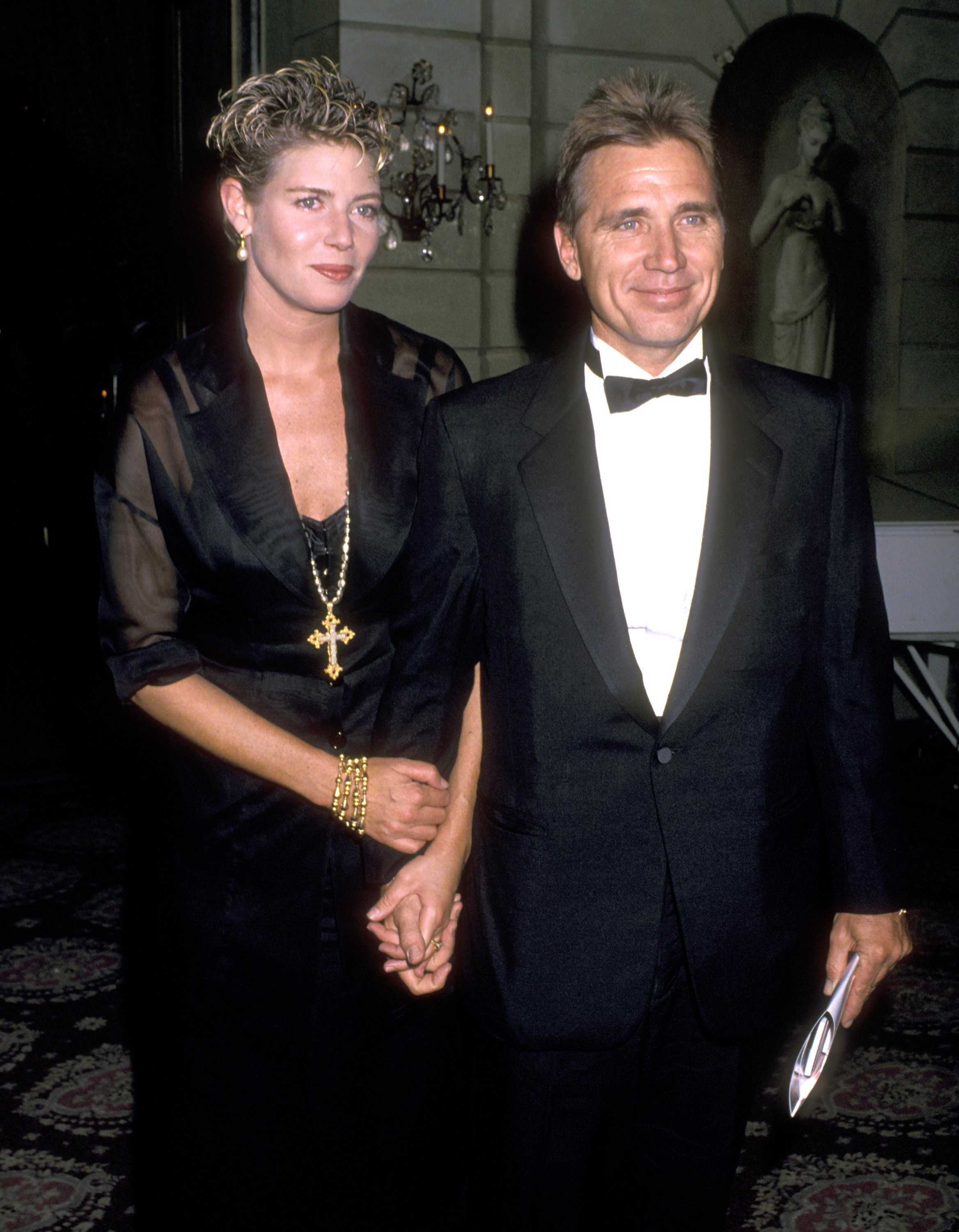 Actress Kelly McGillis and husband Fred Tillman attend The Acting Company's John Houseman Awards Gala on April 17, 1989 at Pierre Hotel in New York City, New York. | Source: Getty Images