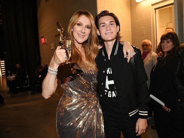 Celine Dion and Rene-Charles Angelil at the T-Mobile Arena on May 22, 2016 in Las Vegas, Nevada | Photo: Getty Images