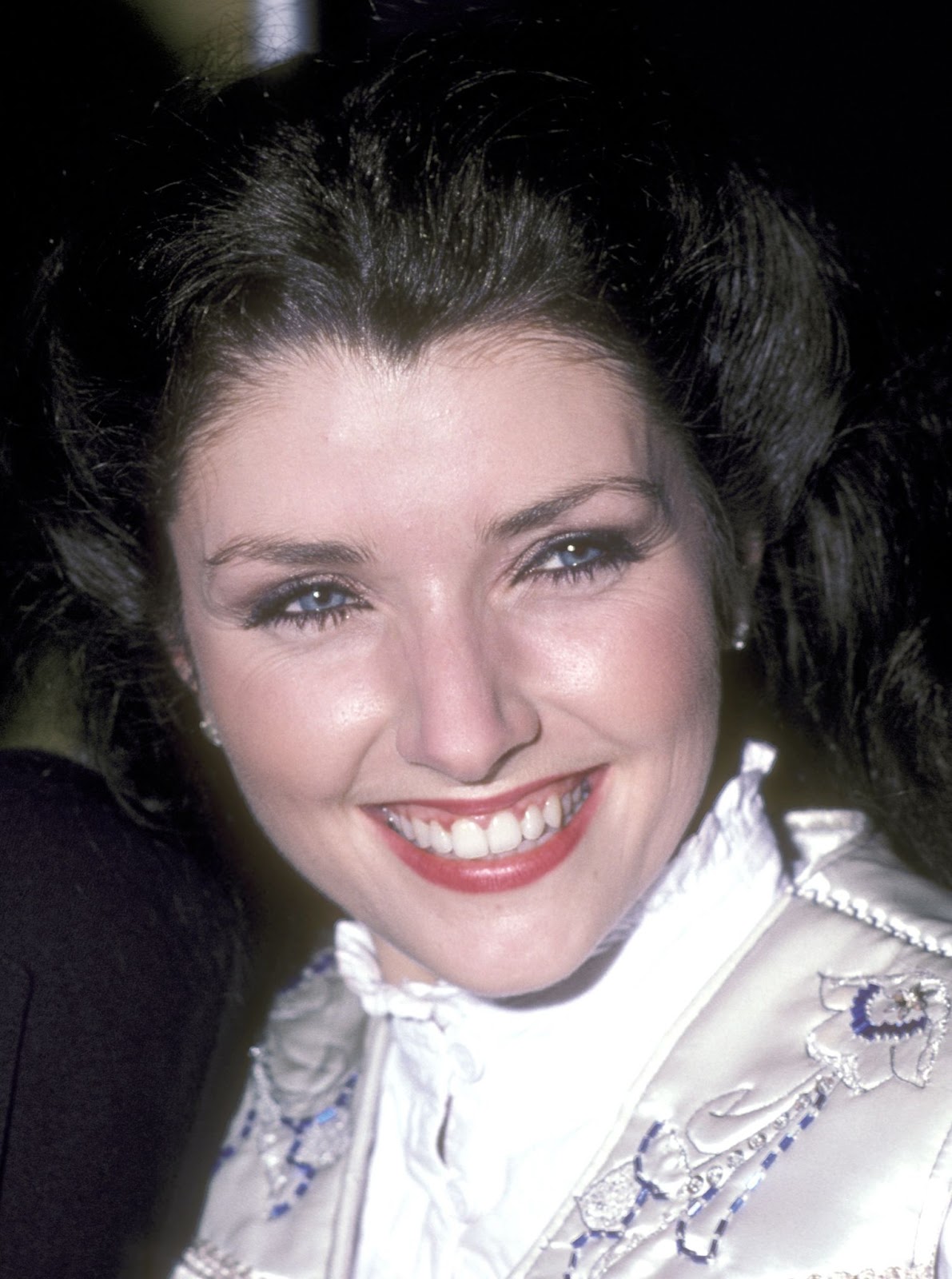 The former child star and model at the wrap-up parties for the third season of "Knots Landing" and the fifth season of "Dallas" on February 6, 1982, in Beverly Hills, California. | Source: Getty Images